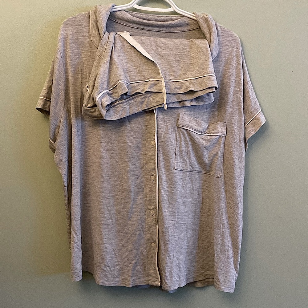 Grey pajama set
